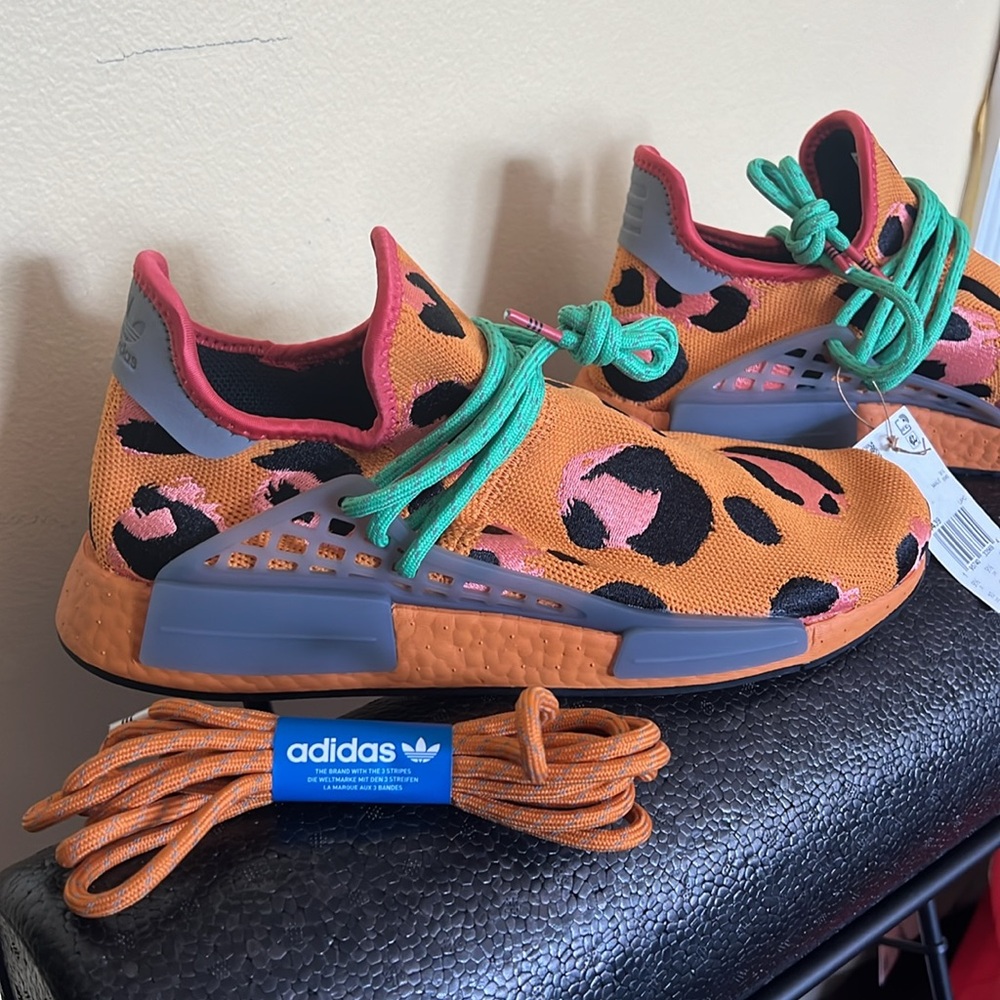 Adidas HU NMD Animal Print Pharrell Williams Sz 10 NEW